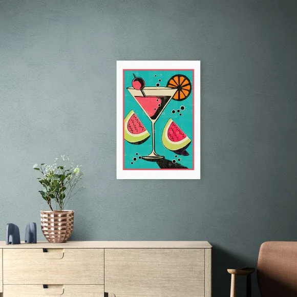East End Prints Miami Cocktail Print by Jil White 1