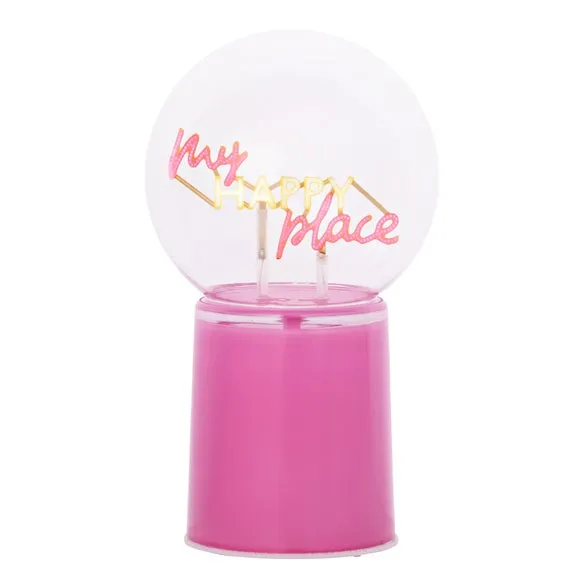 The Feel Good Club Signography My Happy Place Neon Table Lamp 4