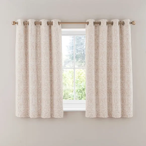 Alora Chenille Thermal Eyelet Curtains 5