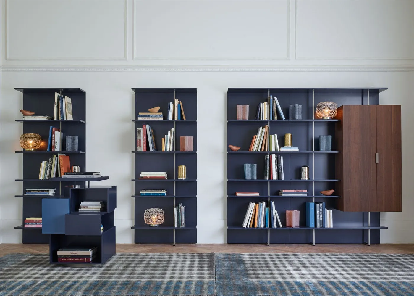 Ligne Roset Everywhere Shelving Unit Plomb Lacquer 2