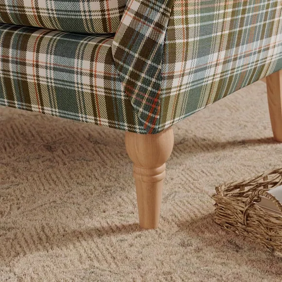 Charnwood Check Occasional Armchair 5