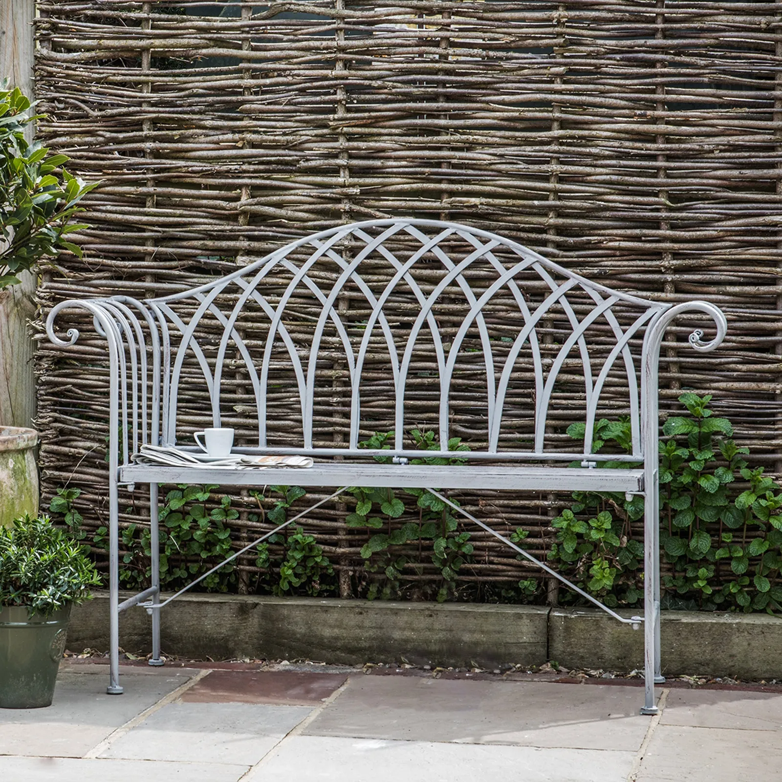 Dorothea 2 Seater Bench Cream (Natural)