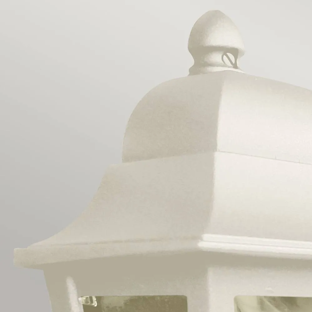 Netlighting Deco Lane 1 Light Half Outdoor Wall Lantern Cream IP44 4