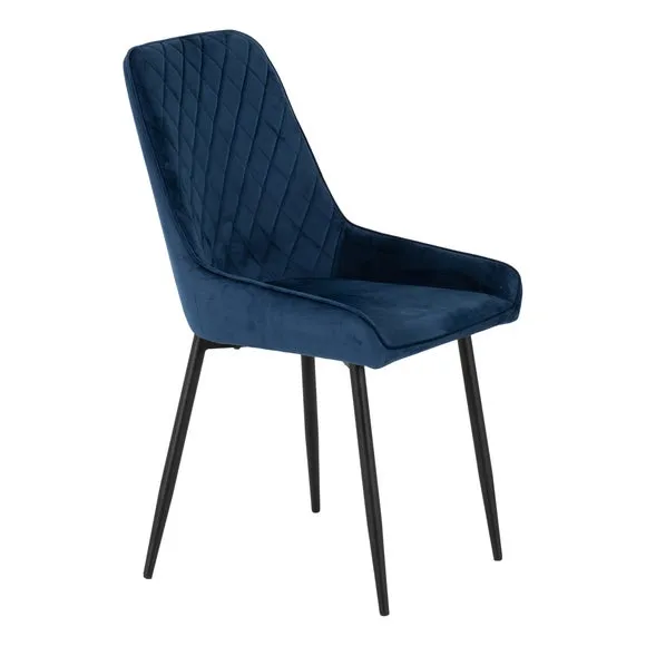 Avery Set of 2 Dining Chairs, Velvet 3