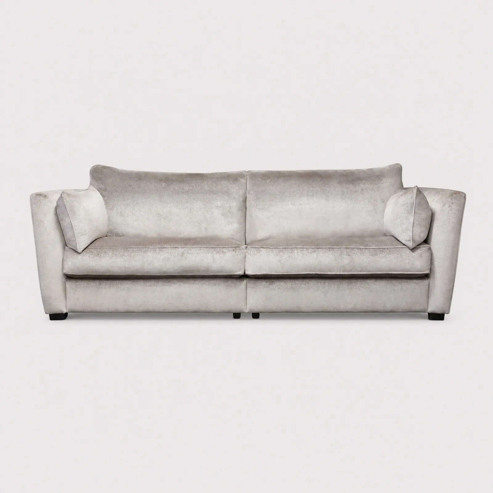 Duresta Maxime Grand Split Sofa, Grey Fabric | Barker & Stonehouse