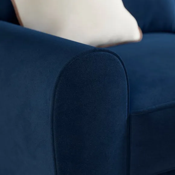 Layton Velvet Corner Trundle Storage Sofa Bed 5