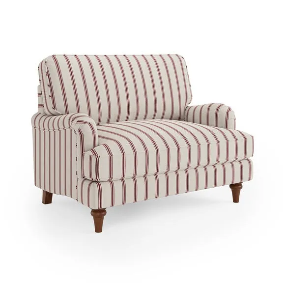 Beatrice II Folkstone Stripe Snuggle Chair 6