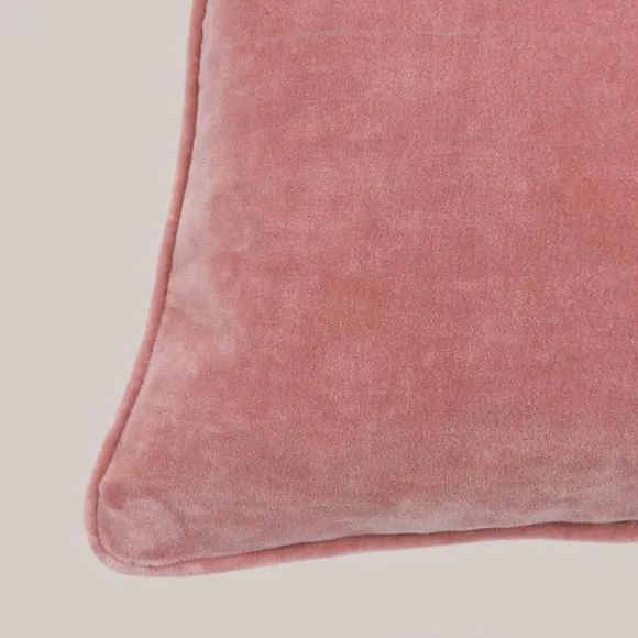 Clara Cotton Velvet Square Cushion 4