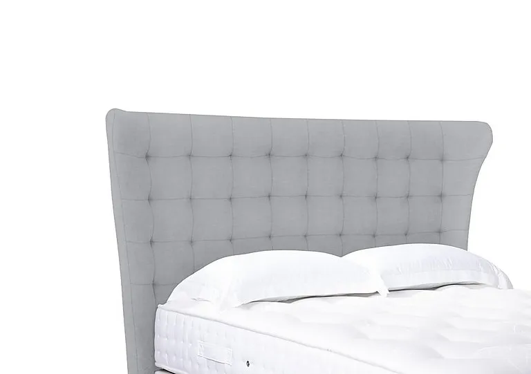 Artisan Collection Callie High Floor Standing Headboard - Double - Aston Silver