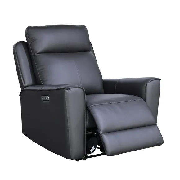 Aspire Elmhurst Leather Power Recliner Armchair 4
