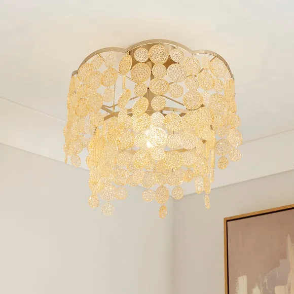 Taylor Disk Semi Flush Ceiling Light