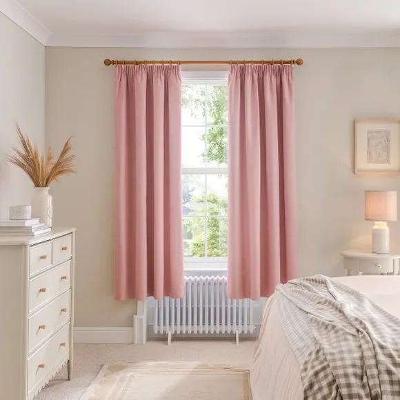 Luna Brushed Pencil Pleat Curtains (Blackout Available) 4