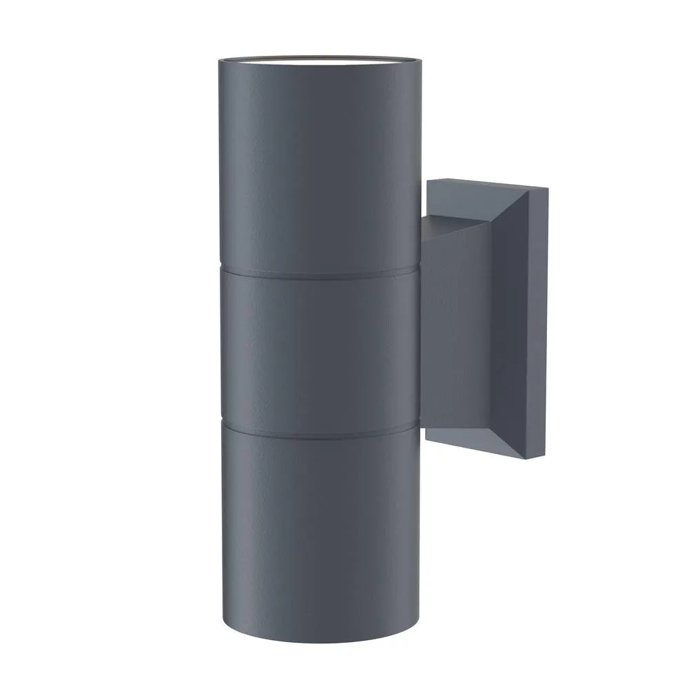 Netlighting Bowery Outdoor Up Down Wall Lamp Grey IP54 2xGU10