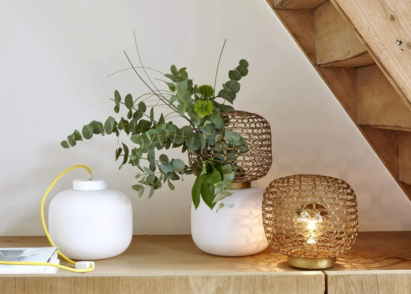Ligne Roset Jali Table Lamp Gold 4