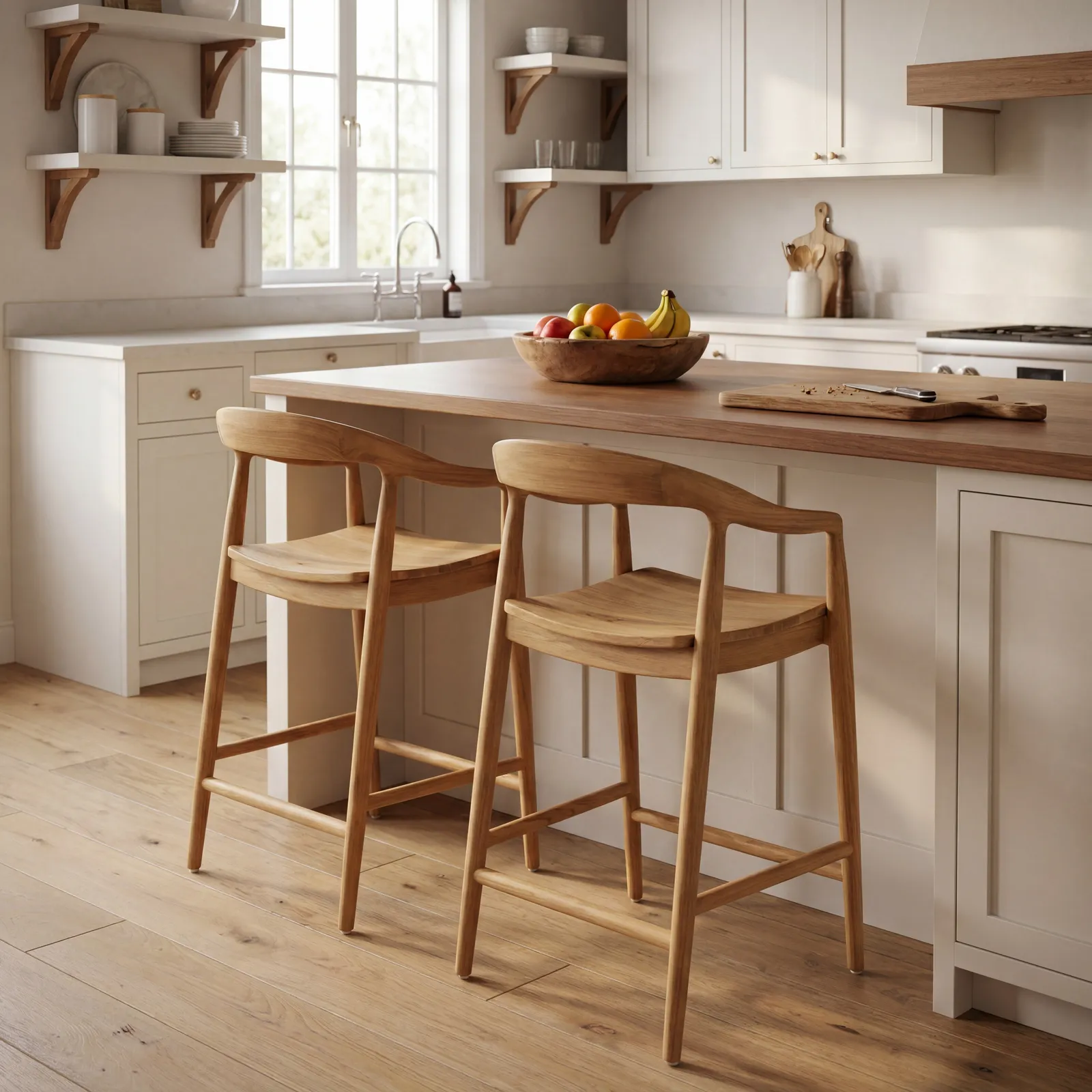 Semeru Counter Stool H100Cm, Wood | Barker & Stonehouse 2