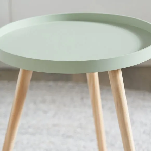 Halston Side Table, Natural Pine 2