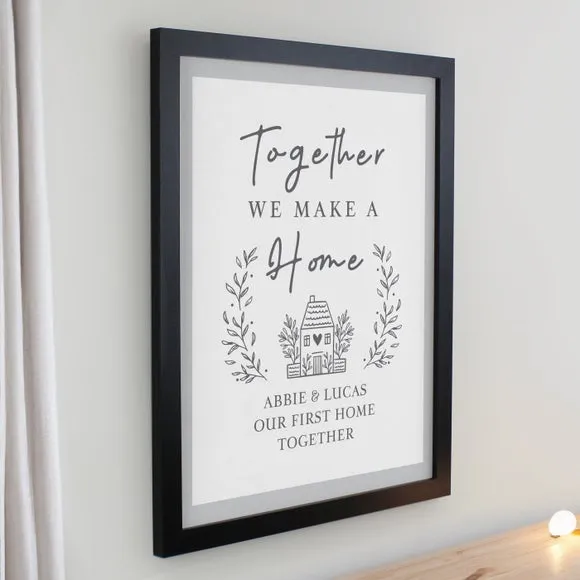 Personalised Home Poster Frame 2