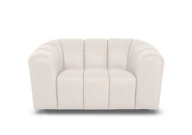 Rhianna Leather Cuddler Chair