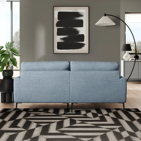 Lawson Chunky Tonal Weave Corner Chaise Sofa 3
