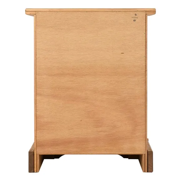 Corona 1 Drawer & 1 Door Bedside Table, Pine 6