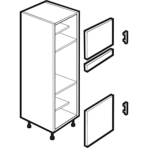 Wickes Universal Larder/Appliance Tower - 600mm 2