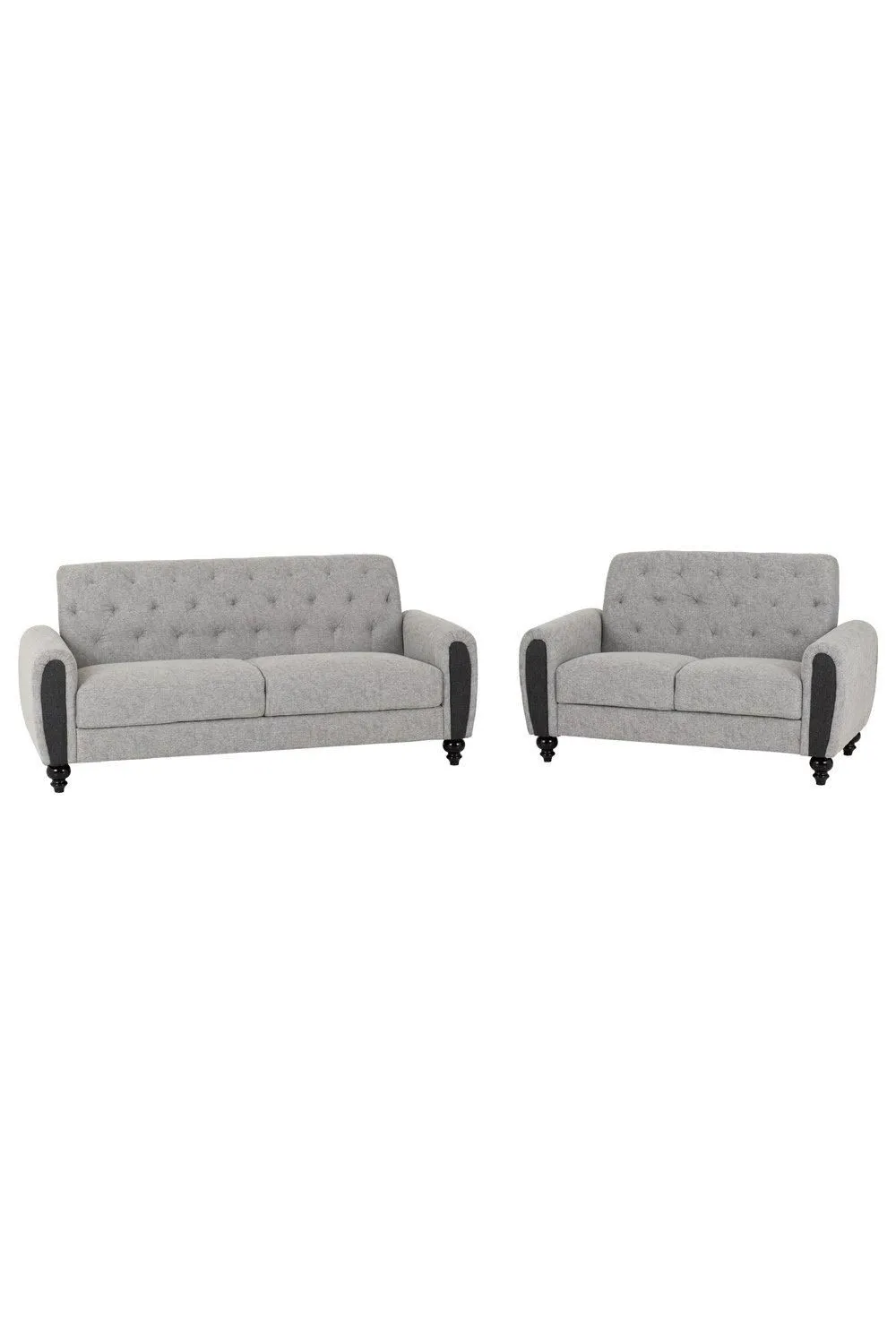 Seconique Chester 3+2 Suite in Light Grey 2