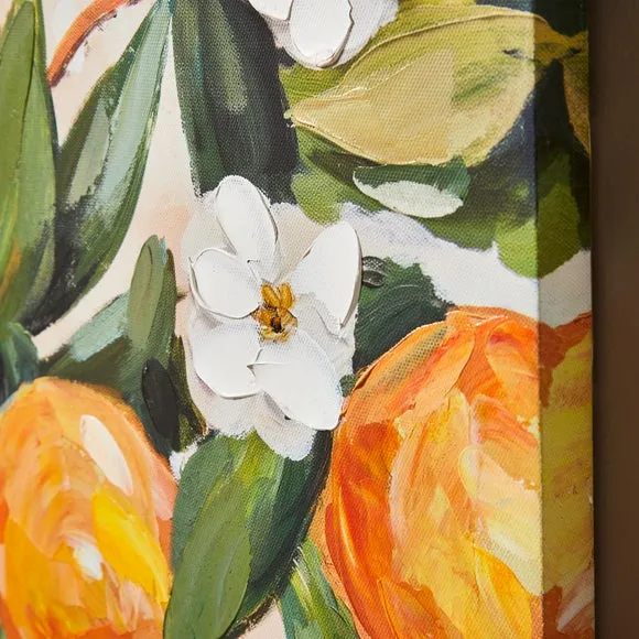 Oranges Hand Finished Canvas 2