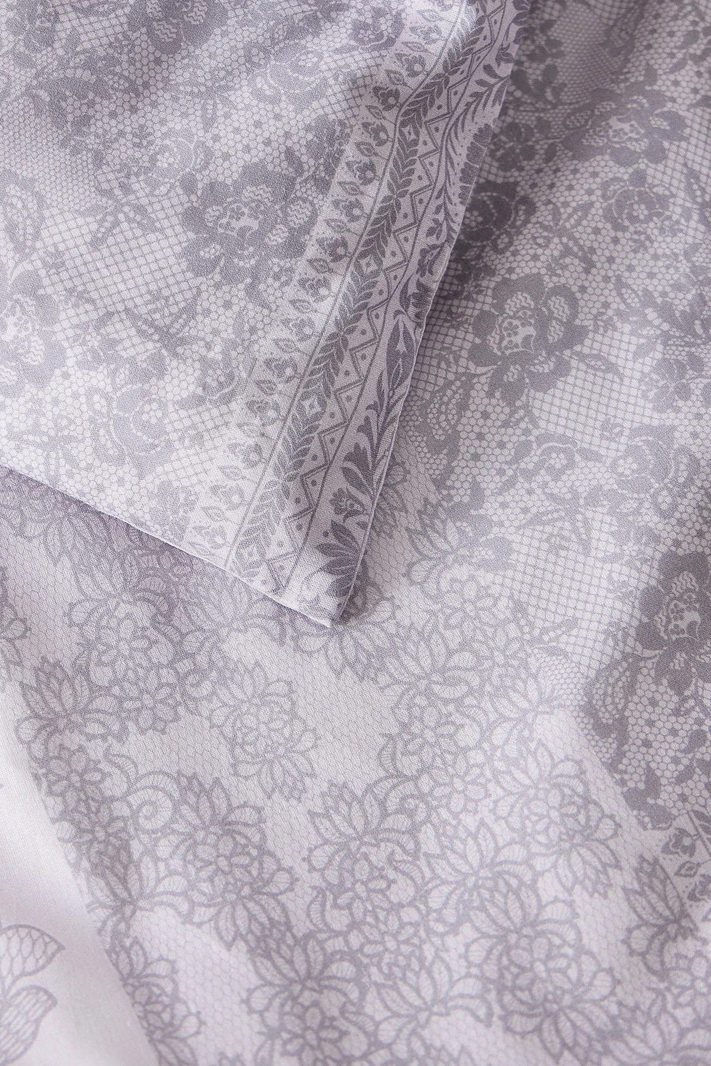 Lavender Lace Duvet Set - Lavender Single 4