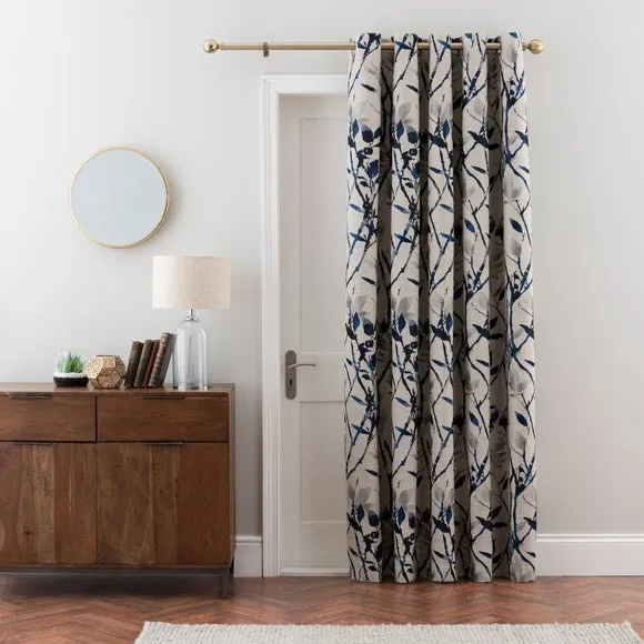 Zen Blackout Eyelet Door Curtain 2