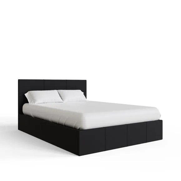 End Lift Ottoman Bed Frame, Faux Leather 3