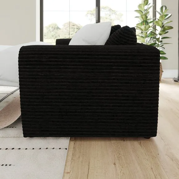 Blake Horizontal Jumbo Cord 2 Seater Sofa Bed 2