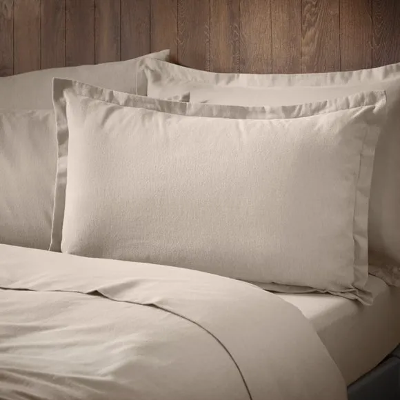 Soft & Cosy Luxury 100% Brushed Cotton Oxford Pillowcase 1