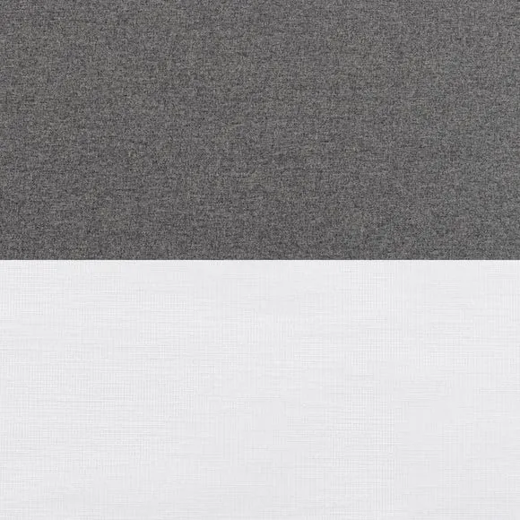 Luna Grey Blackout and Pollen Reducing Double Roller Blind 2