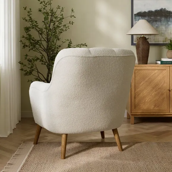 Jase Boucle Quilted Back Armchair 2