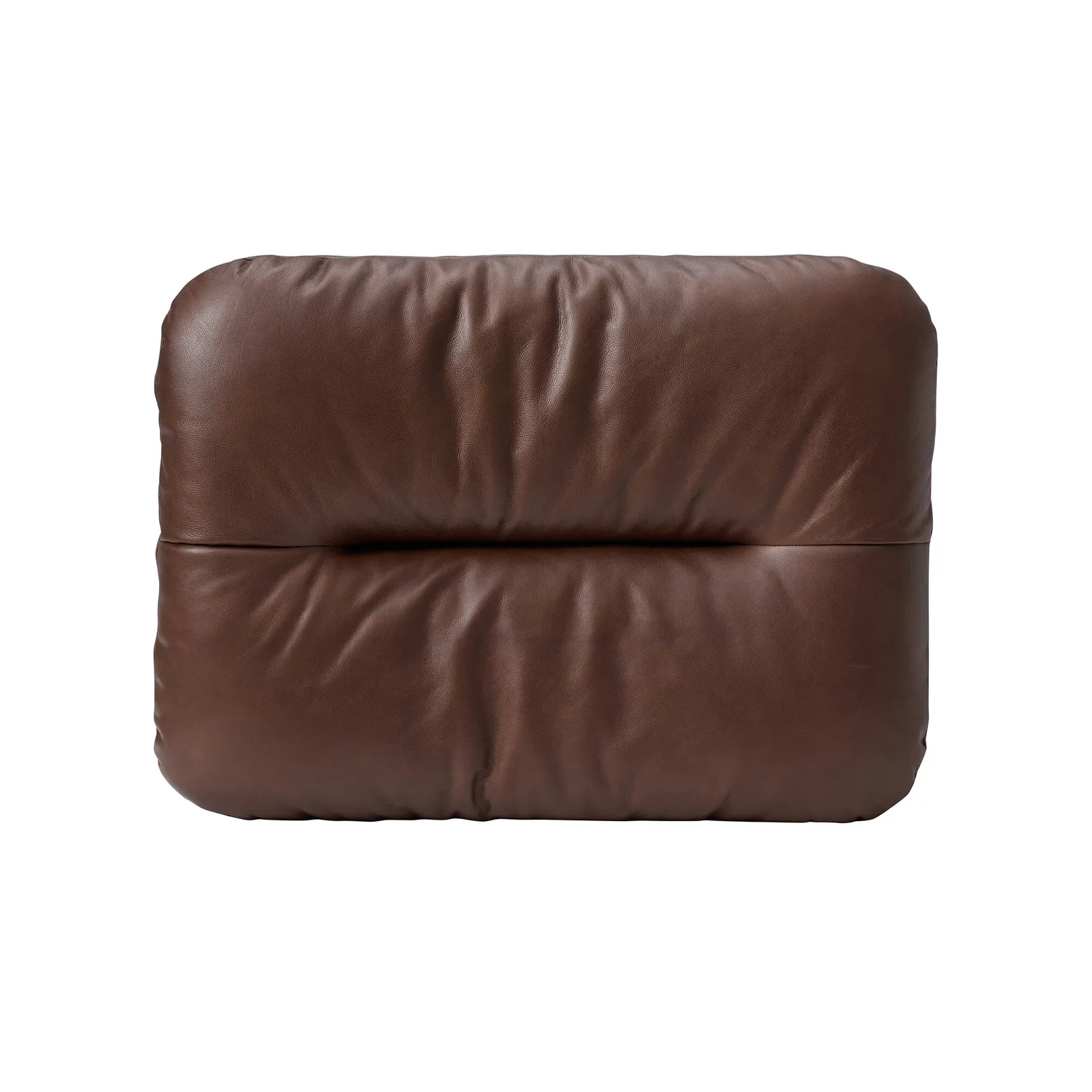 Timothy Oulton Lush Sectional Footstool, Brown Leather | Barker & Stonehouse 4