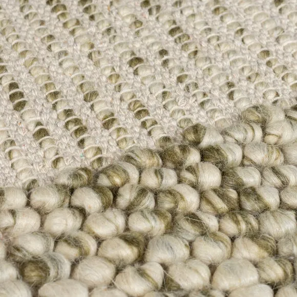 Pebble Wool Border Rug 3
