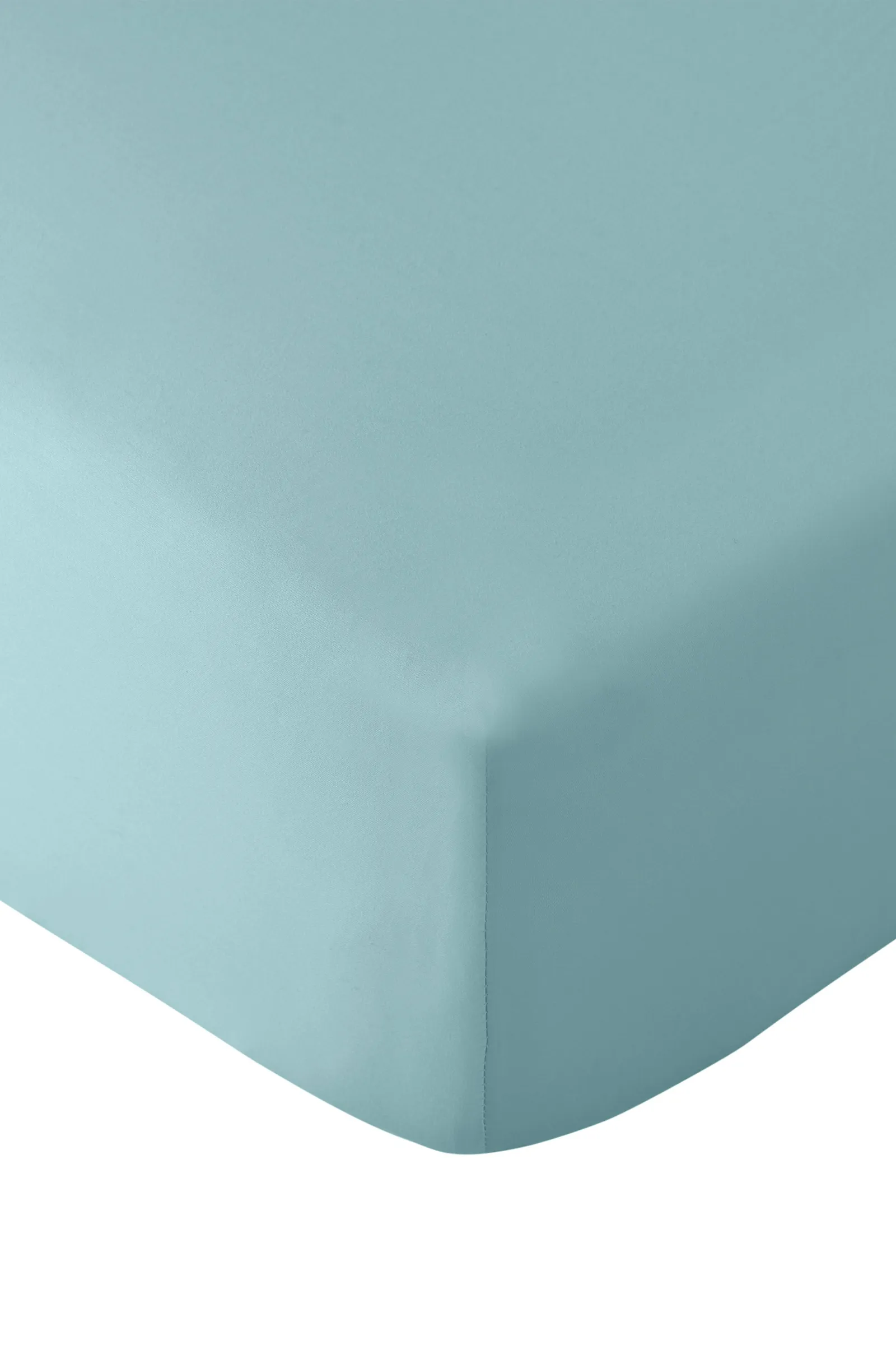 Catherine Lansfield So Soft Non Iron Fitted Sheet in Duck Egg Blue 2