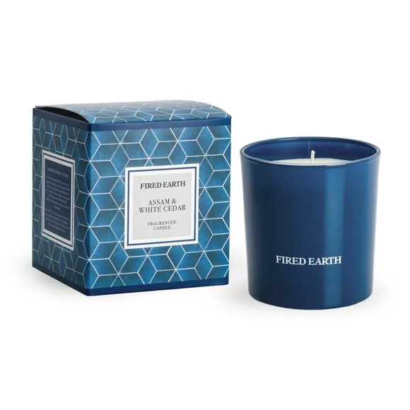 Fired Earth Assam and & White Cedar Candle 4