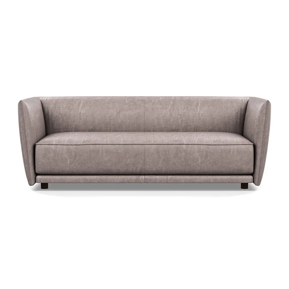 Heal's Valley 3 Seater Sofa Old England Leather Grey 007 1