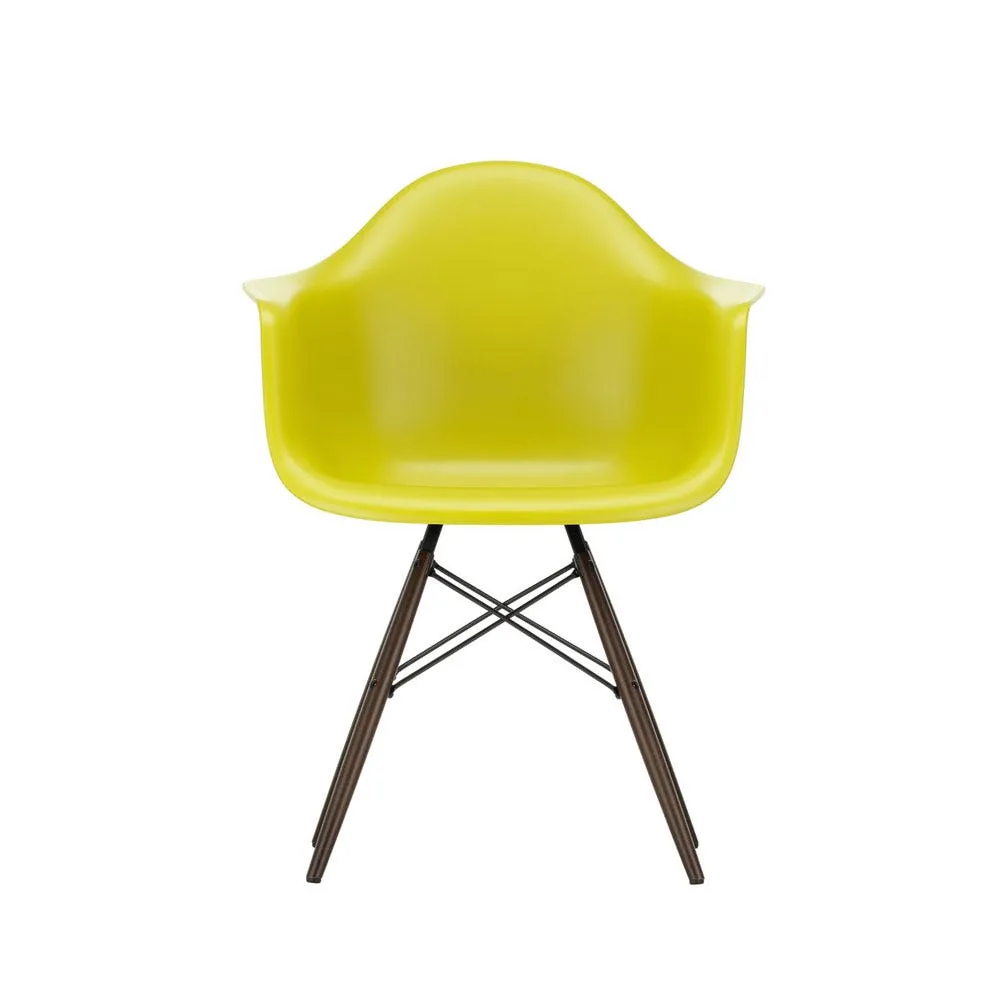Vitra Eames DAW Armchair New Height Mustard Dark Maple 2