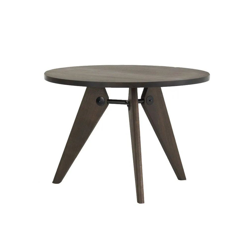 Vitra Gueridon Dining Table Walnut Dia 105 2
