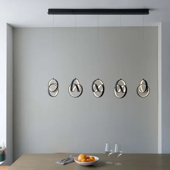 Vogue Rocco 5 Light Diner Ceiling Light 3