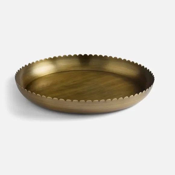 Brass Scalloped Tray 3