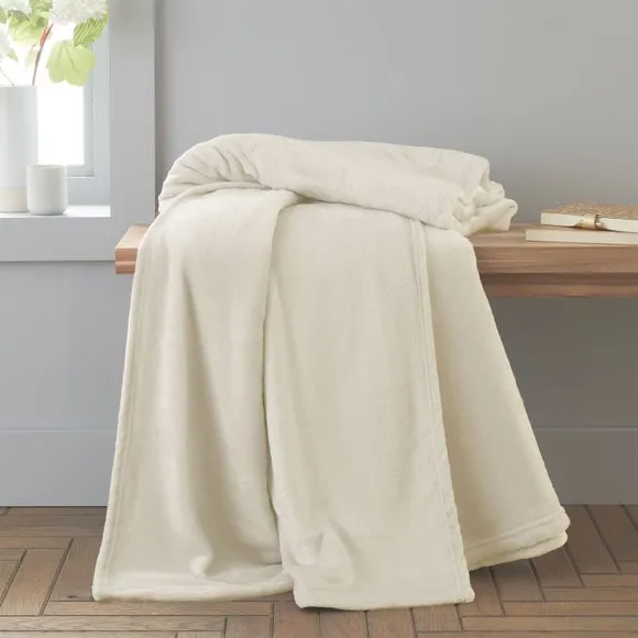 Catherine Lansfield Raschel Velvet Touch Throw Blanket 200cm x 240cm 1