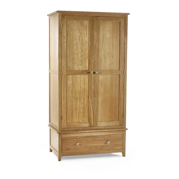 Jenkins Double Wardrobe, Oak 2