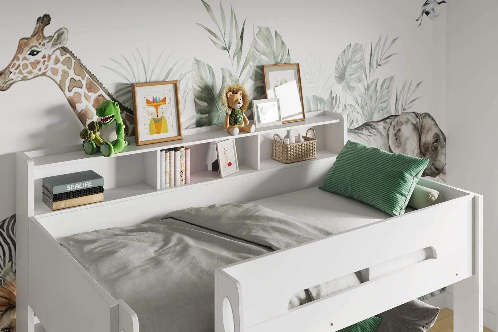 Flair Interstellar Bunk Bed in White 6