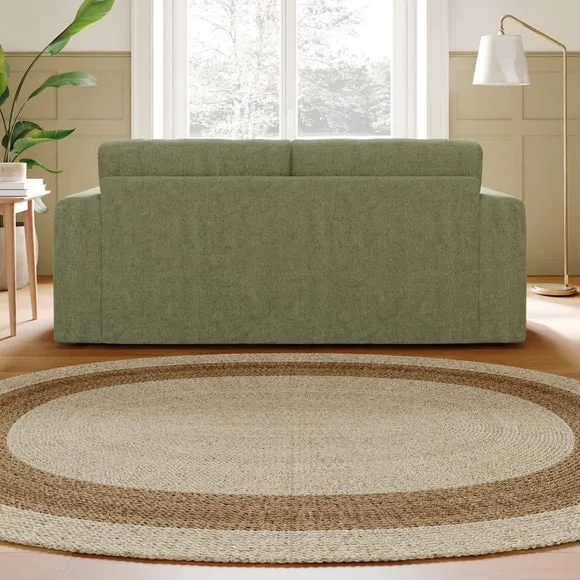 Abel Vintage Soft Chenille Reversible Corner Chaise Sofa 2
