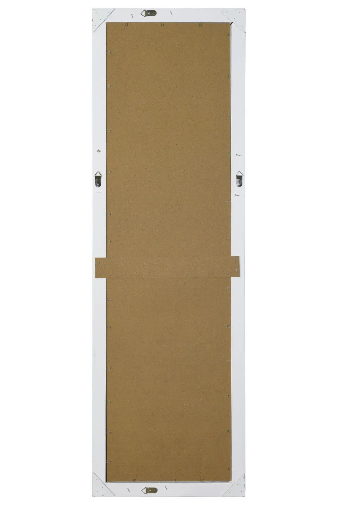 MirrorOutlet Fraser White Beaded Dress Mirror 122cm x 41cm 5
