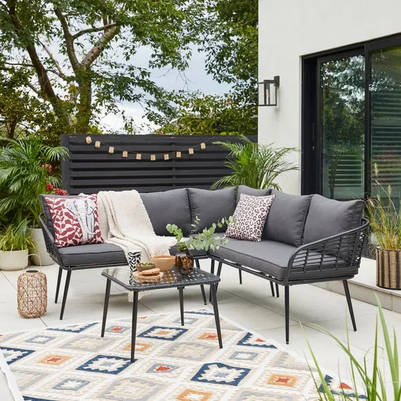 Singapore 5 Seater Corner Garden Sofa Set