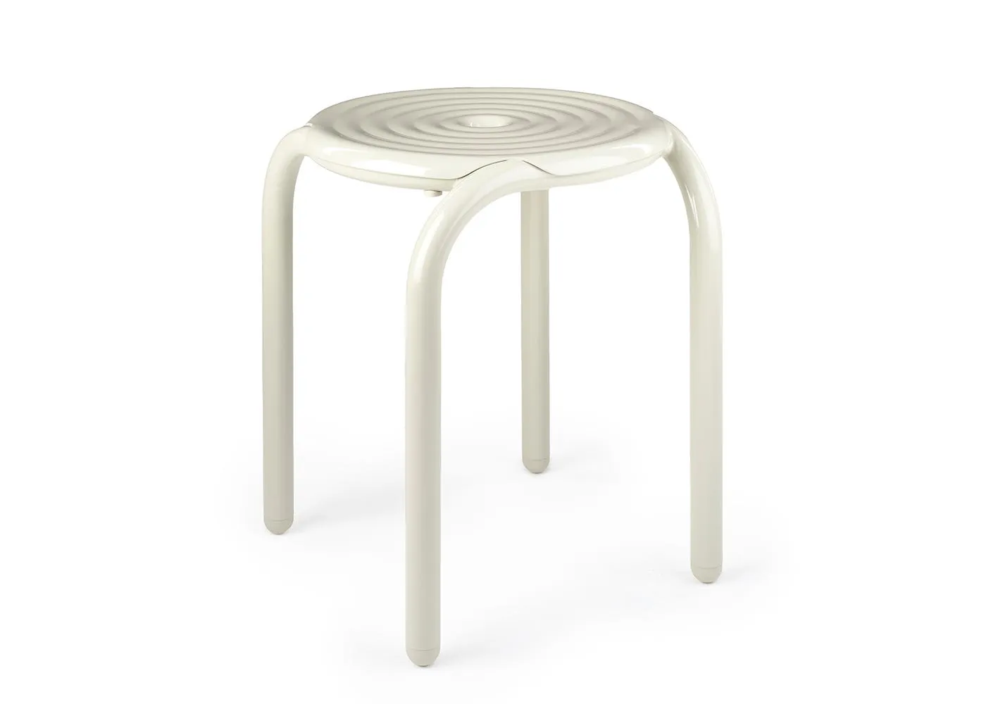 Tom Dixon Groove Outdoor 4 Legged Stool Putty